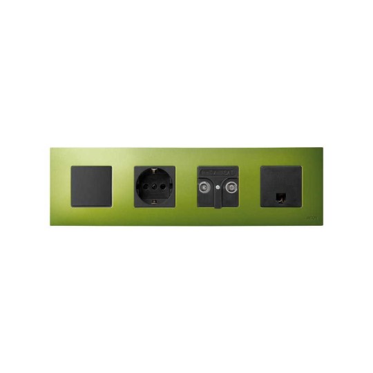 Funda Intercambiable para marco 4 elementos Verde Artic Simon 27 Play