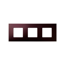 Funda Intercambiable para marco 3 elementos Berenjena Artic Simon 27 Play