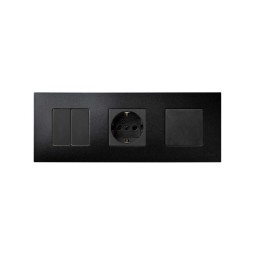 Funda Intercambiable para marco 3 elementos Negro Artic Simon 27 Play