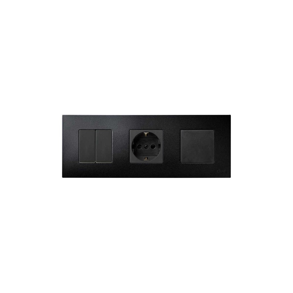 Funda Intercambiable para marco 3 elementos Negro Artic Simon 27 Play