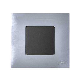 Funda Intercambiable para marco 1 elemento Inox Simon 27 Play