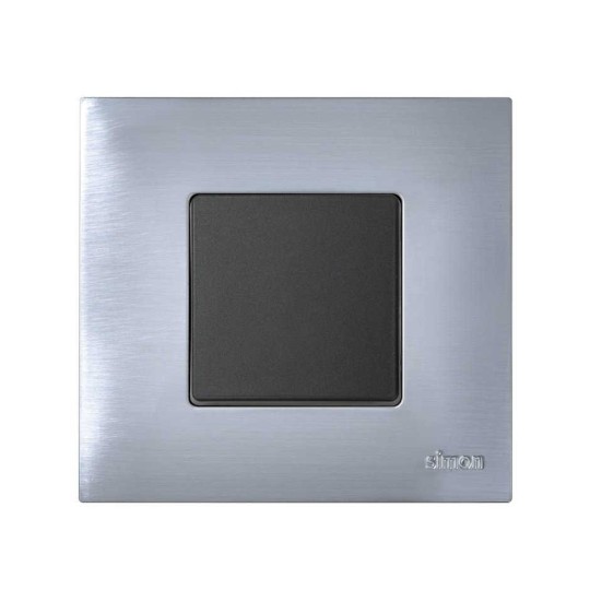 Funda Intercambiable para marco 1 elemento Inox Simon 27 Play