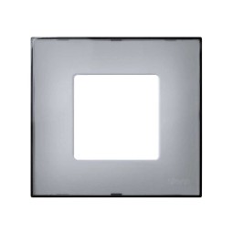 Funda Intercambiable para marco 1 elemento Gris Translucido Simon 27 Play