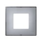 Funda Intercambiable para marco 1 elemento Gris Translucido Simon 27 Play