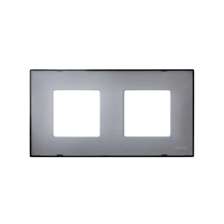 Funda Intercambiable para marco 2 elementos Gris Translucido Simon 27 Play