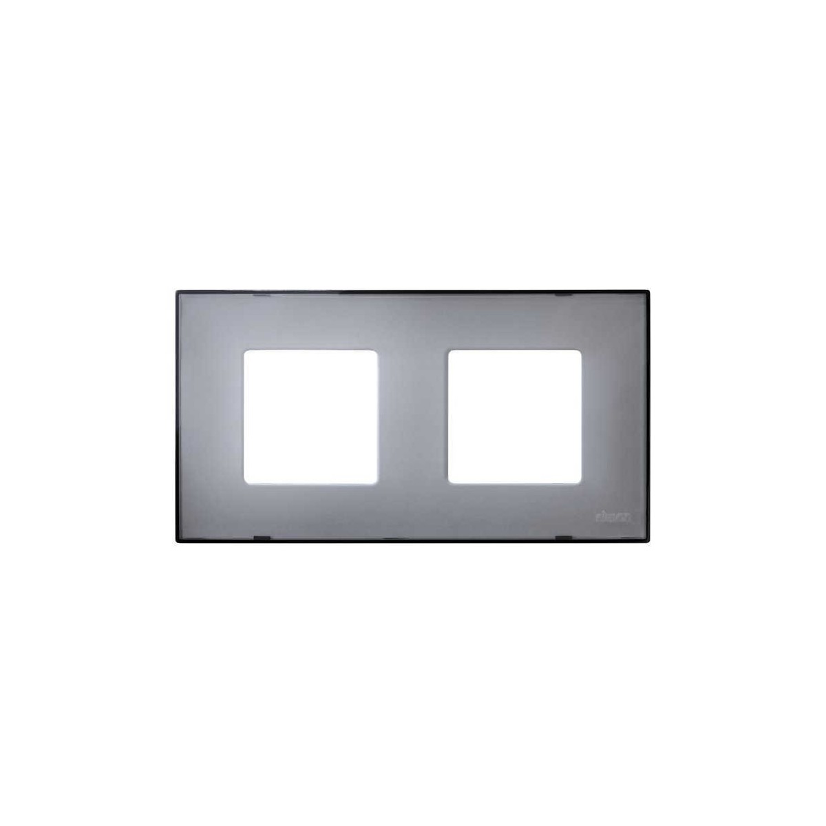 Funda Intercambiable para marco 2 elementos Gris Translucido Simon 27 Play