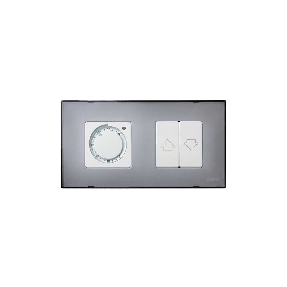 Funda Intercambiable para marco 2 elementos Gris Translucido Simon 27 Play