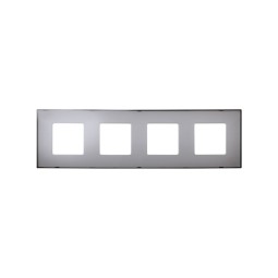 Funda Intercambiable para marco 4 elementos Gris Translucido Simon 27 Play