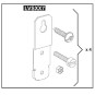 Patas de Fijacion PrismaSeT XS Schneider Electric LVSXX7