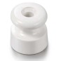 Aislador Porcelana Blanca para Cable Pack 25 Ud Fontini Garby 30913050