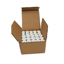 Aislador Porcelana Blanca para Cable Pack 25 Ud Fontini Garby 30913050