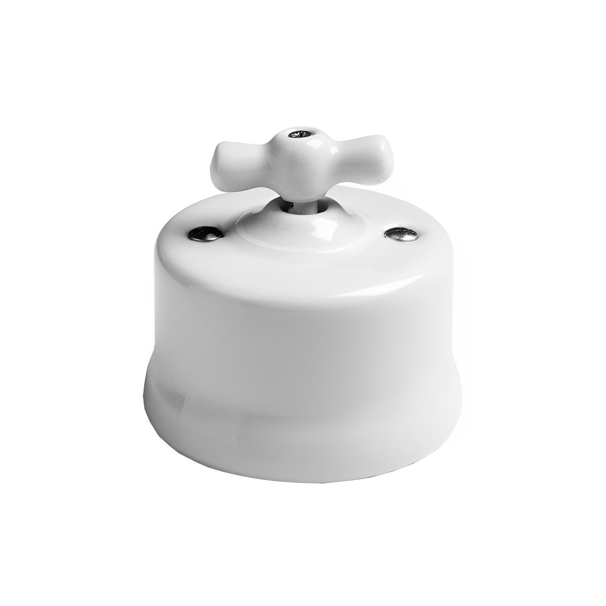 Interruptor 10AX 250V porcelana blanca Fontini Garby 30306172