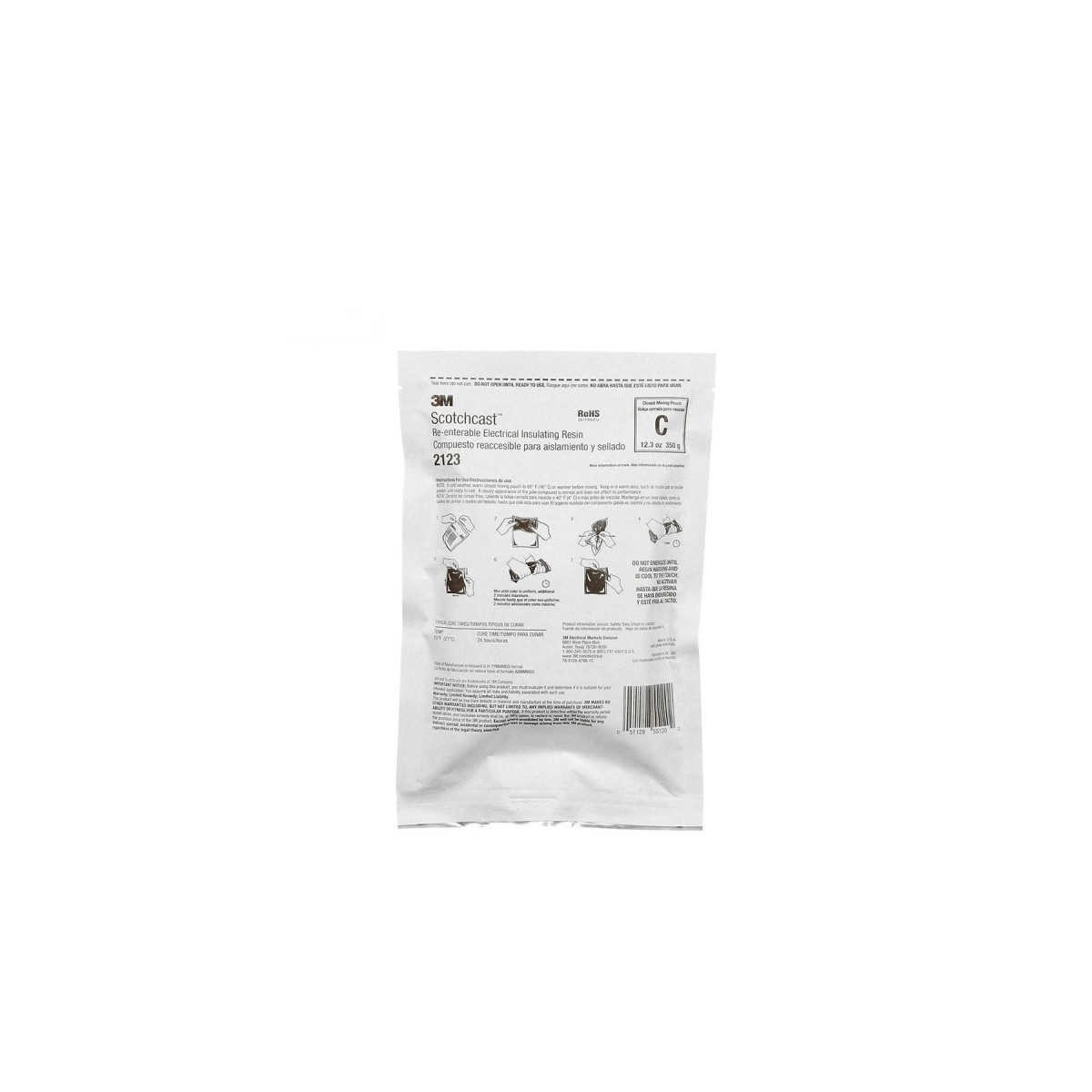 Resina Conexión Eléctrica IP68 Accesible 350G Scotchcast 3M 2123C
