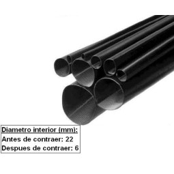 Tubo termorretractil 3M HDT-AN 22-6-1000 de pared gruesa 1 Metro