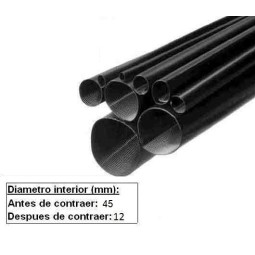 Tubo termorretractil 3M HDT-AN 43-12-1000 libre halogenos 1 Metro