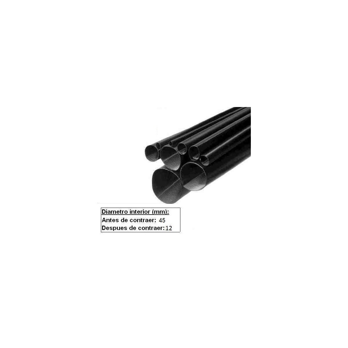 Tubo termorretractil 3M HDT-AN 43-12-1000 libre halogenos 1 Metro