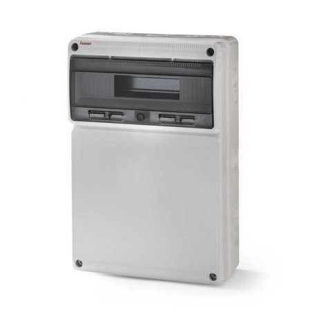 Caja automaticos superficie estanca 16 elementos+zocalo Famatel 3952