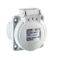 Base schuko trascuadro 2P+T 16A 230V gris Ide 00451