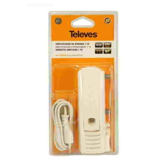 Amplificador de vivienda 1e/1s 5-65/88-1006MHz 25dB F Televes 553304