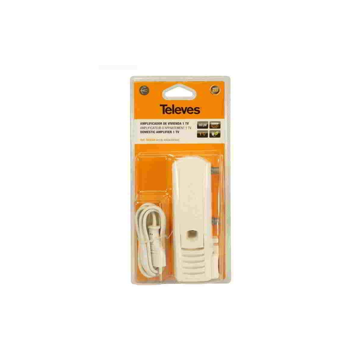 Amplificador de vivienda 1e/1s 5-65/88-1006MHz 25dB F Televes 553304