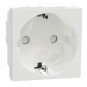 Enchufe schuko Blanco 16A New Unica Schneider NU303718