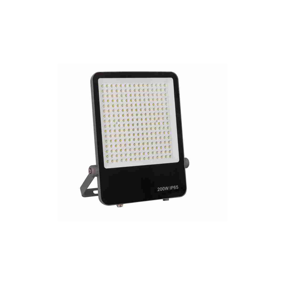 Proyector LED exterior 200W Negro-Gris Luz Blanca Fria