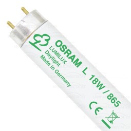 Tubo fluorescente Luz Fria 18W/865 Osram