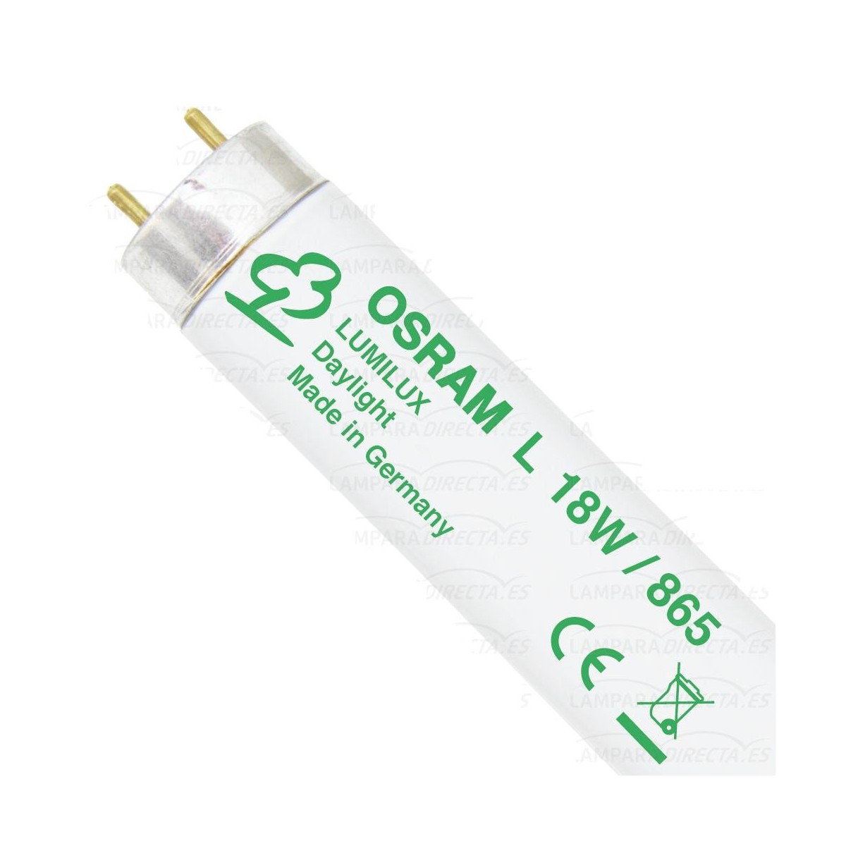 Tubo fluorescente Luz Fria 18W/865 Osram