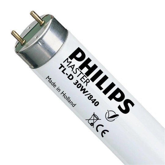 Tubo fluorescente TL-D 30w/840 Blanco Neutro Philips