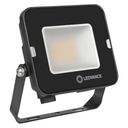 Proyector LED Exterior Slim 20W Negro Luz Blanco Calido Ledvance