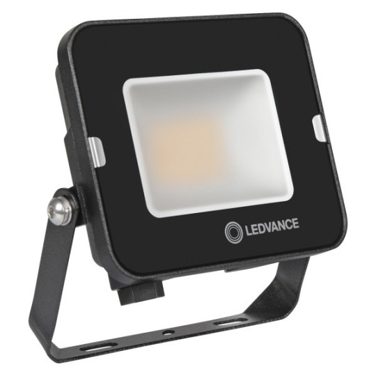 Proyector LED Exterior Slim 20W Negro Luz Blanco Calido Ledvance