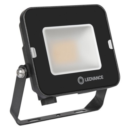 Proyector LED Exterior Slim 20W Negro Luz Blanco Calido Ledvance