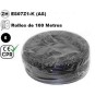 Cable flexible 1x6mm2 negro libre halogenos 750v CE CPR 100 Metros