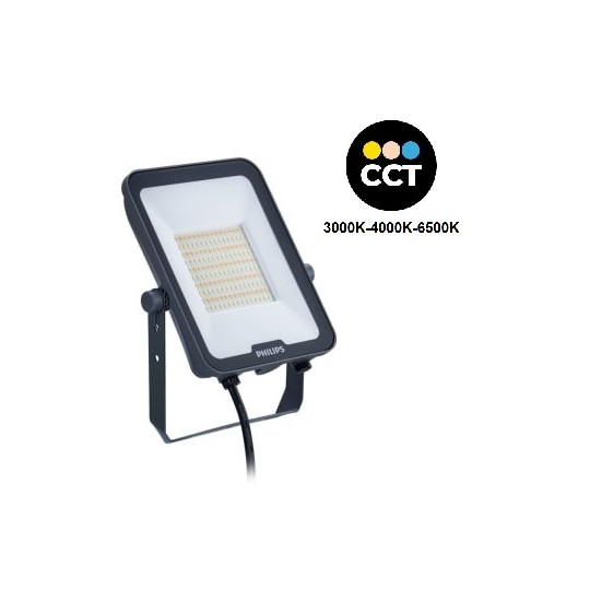 Proyector LED Slim 100W Blanco Luz Blanco Frio 6400K 8500Lm
