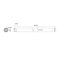 Tubo Led 900mm Blanco Frio 15W T8 G13