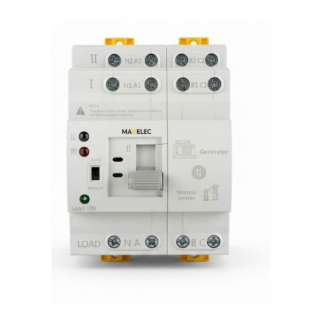 Interruptor de transferencia automatica trifasico 4 Polos 63A