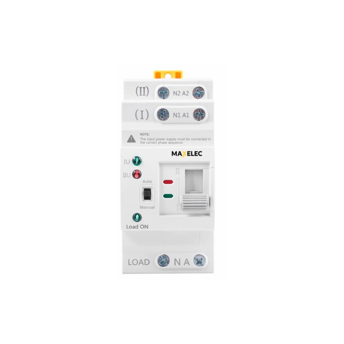 Interruptor de transferencia automatica monofasico 2 Polos 63A