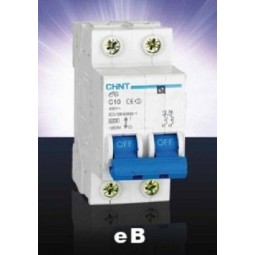 Magnetotermico 2P 6A Chint eB-2-6C6