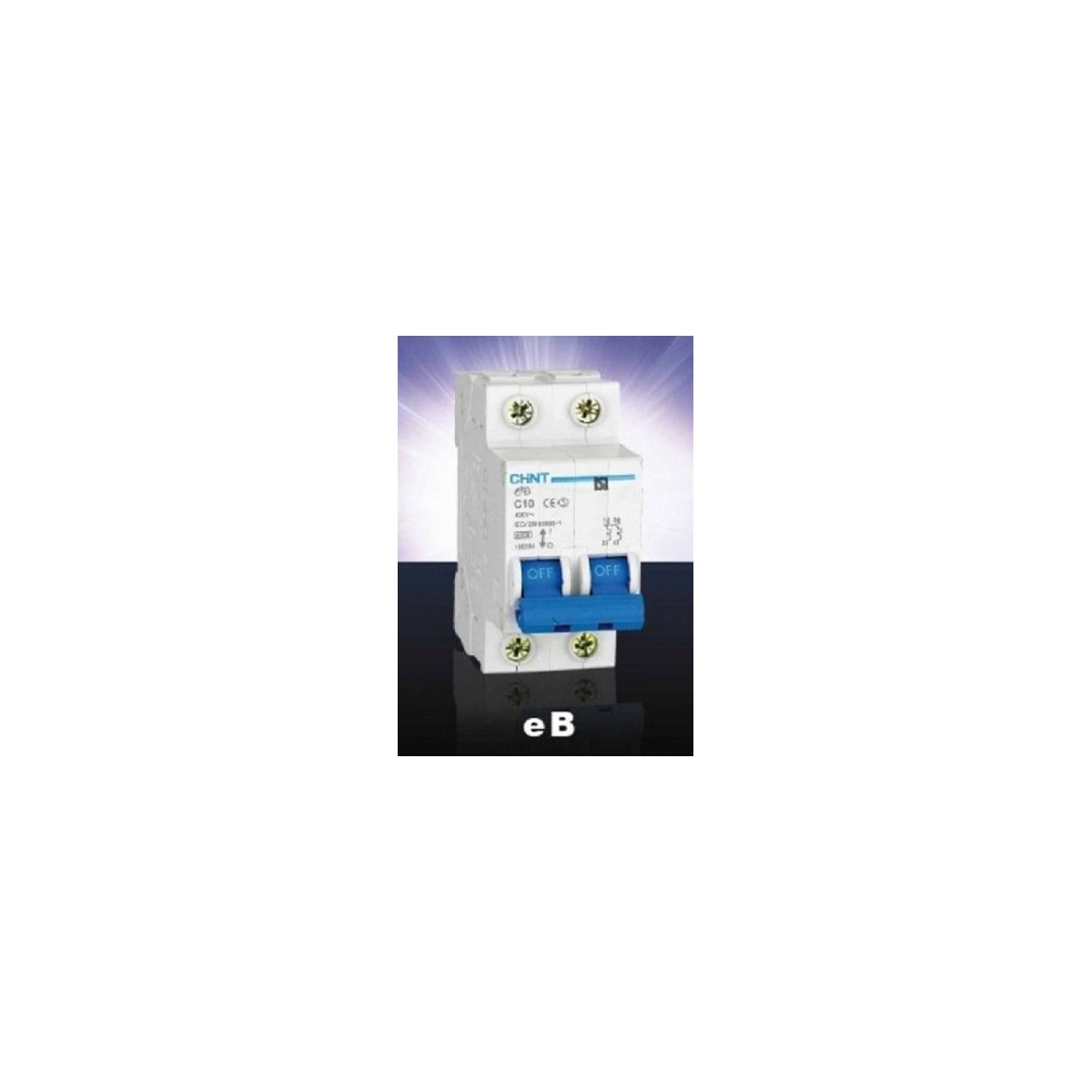 Magnetotermico 2P 6A Chint eB-2-6C6