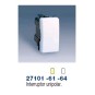 Interruptor estrecho marfil Simon 27101-61