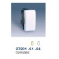 Conmutador estrecho marfil Simon 27201-61