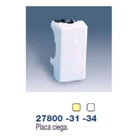 TAPA CIEGA ESTRECHA MARFIL SIMON 27800-31