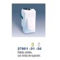 SALIDA DE CABLES ESTRECHA MARFIL SIMON 27801-31
