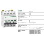 Magnetotermico 4P 10Amp Curva C 6KA A9F79410 Schneider Electric