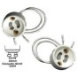 50 Portalamparas GU10 230V para bombillas halogenas dicroicas