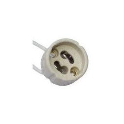 50 Portalamparas GU10 230V para bombillas halogenas dicroicas