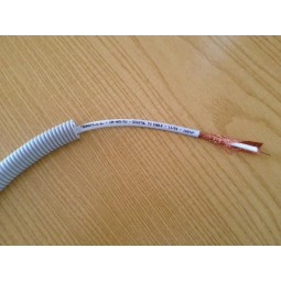 Tubo Precableado 20MM Gris + Cable TV Coaxial Rollo 75 Mts