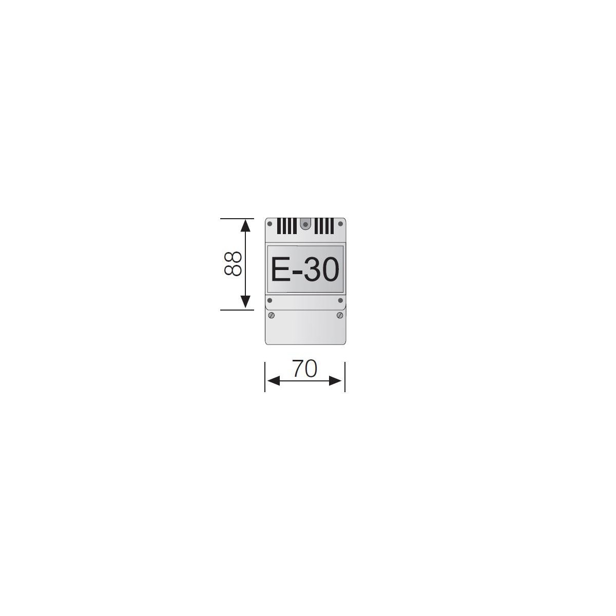 Alimentador DIN4 230-12Vac 1A E30 Tegui 375004 