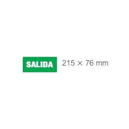 Etiqueta adhesiva SALIDA para luz emergencia Legrand 060970
