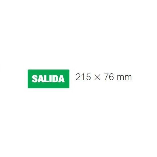 Etiqueta adhesiva SALIDA para luz emergencia Legrand 060970